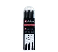 SAKURA PIGMA BRUSH PEN SET 3 MARKERS FB-MB-BB
