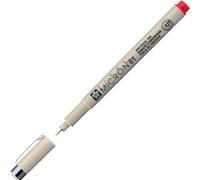 Pigma Micron Pen swrappare Open Stock-rosso