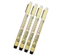 Sakura Pigma Micron 02 - Penna nera 0,3 mm, confezione da 4 (02)