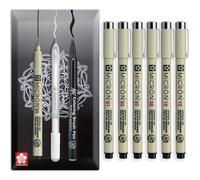 Sakura Pigma Micron Fineliner Pigmento Penna Waterproof, Non Sbiadisce Black Ink