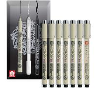 Sakura Pigma Micron Fineliner Pigmento Penna Waterproof, Non Sbiadisce Black Ink