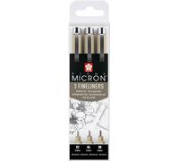 Sakura Pigma Micron Fineliner Set 3 Penne tecniche Black 3 pz
