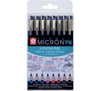 Sakura Pigma Micron PN 8 Penne tecniche 8 pezzi