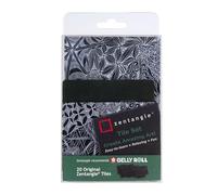 SAKURA Zentangle Tool Set - 20 Pezzi di Piastrelle Zentangle in Nero per Il Disegno - 89x89 mm - Ideale per i creativi e Gli artisti