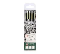 SAKURA Zentangle Tool Set - Fineliner Colour - Set di 3 Pezzi con 3 Penne Pigma Micron (2 x 01, 1 x 05) - Ideale per Illustratori e Artisti