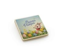 Sal de Riso Ceramiche al Cioccolato Ass. 10 x 10 Cm Decoro Pasqua 1 Pz