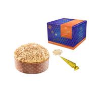 Sal De Riso Panettone al Caramello 1Kg, Panettone artigianale al caramello con sac à poche di crema al caramello