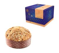 Sal De Riso Panettone All'Albicocca e Amaretto 1 Kg, Panettone artigianale con albicocche candite e glassa all'amaretto