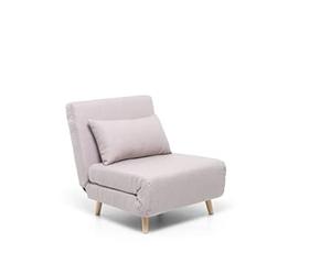 sal mar Poltrona Dream, 80 cm, Legno, Grigio Chiaro, Unica