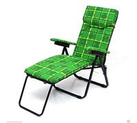 Sal Mar Sedia Poltrona Sdraio MOD Haity Tessuto Cotone Schienale Regolabile poggiapiedi