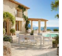 sal mar TAVOLO SANTORINI BIANCO ALLUNGABILE 220/292X100CM