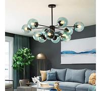 Sala da Pranzo Soggiorno Salone Bar Café Club, Luce sospesa, Palline di Vetro creatività lampadari, molecole di Fagioli magici Illuminazione lampadario, Nordico Durante l'illuminazione-Nero e Il
