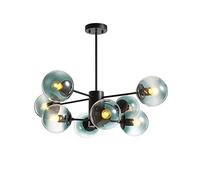 Sala da Pranzo Soggiorno Salotto Bar Café Club, Luce sospesa, Palline di Vetro creatività lampadari, molecole di Fagioli magici Illuminazione lampadario, Nordico Durante l'illuminazione-Nero e Il