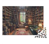 Sala de lectura Puzzle 1000 Piezas De Cartón Grueso Rompecabezas DIY Mindfulness Para Actividades En Familia Como Regalo De Graduación 38x26cm/1000pcs