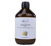Sala Olio di jojoba pressato a freddo biologico, flacone di vetro da 500 ml