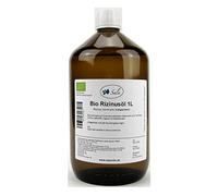 Sala Olio di ricino spremuto a freddo BIO 1 L 1000 ml Bottiglia di vetro
