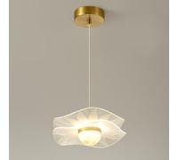 Sala Pranzo Cucina Isola Lampada, luci Dorate LED per Il corridoio della Camera da Letto l'ingresso Acrilico lampadario Pendente a 3-Color 3000K/4500K/6000K