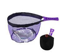 Salabardo per trota pieghevole con manico ergonomico | Parafango da pesca per esterni, stagno, lago, fiume, acqua salata, viaggio, kayak, uomini, donne, bambini