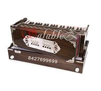 Salablez® 42 tasti, 7 soffietti pieghevoli Harmonium | Con accoppiatore | Design portatile | Alto suono maschile | Long Sustain | Strumento artistico di musica indiana, sistema audio classico | suono
