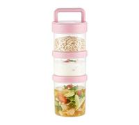 Salad Container for Lunch - Leakproof Stackable, Large Capacity Bowl