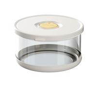 Salad Container, Leakproof Glass Salad Bowl, Microwavable Safe Lunch Box, Airtight Storage for Workplace Snack School Restaurant Pantry Camping and On the Go Meals,