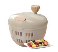 Salad Spinner - 800ML Salad Washer | Non-Slip Base Wash Bowl | Fruit Cleaner with Colander Wash Bowl Vegetable Washing Basket And Serving, Household Fruit Outdoor Picnic Camping