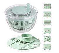 Salad Spinner, Large Capacity Fruit Washer, Non Slip Kitchen Bowl