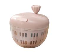 Salad Spinner, Vegetable Dryer, Non-Slip Base Bowl with Colander for Quick Washing, Prep and Drying at Home or Outdoor Use, Picnic Kitchen Tool, Water Saver, 800 ML
