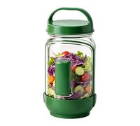 Salad Storage Container, Portable Leak Proof Food Canister Set, 10.3x23.4x10.5cm Freshness Lock Meal Prep Box For Home Kitchen Daycare Travel Camping Restaurant Dining Picnic Outdoor Activity Use