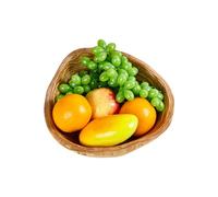 Saladier en Bois Naturel | Bol Rustique pour Mélange et Service | Récipient Alimentaire et Décoratif Multifonction | pour Fruits, Légumes, Céréales, Snack, Bijoux pour Décoration Campagne Pratique