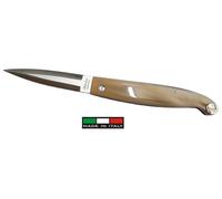 Saladini :Tre Pianelle- coltello regionale italiano manico corno bue -made Italy