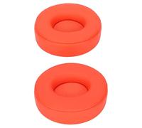 SALALIS 2 Pezzi di Ricambio per Cuscinetti per SoloPro, Comodi Cuscinetti Auricolari di Alta qualità per Cuffie Wireless, Morbida Spugna e Pelle (Rossa)