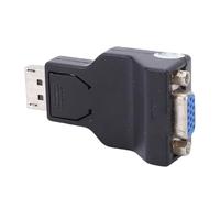 SALALIS Adattatore da DisplayPort a VGA, Meccanismo di Blocco per Uscita 1080P, Ideale per Computer e Laptop, 1 Pezzo