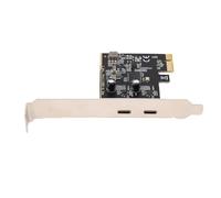 SALALIS Adattatore PCIe a Doppio Tipo C con Chip ASM1042 Veloce per un Trasferimento Dati Efficiente, Ideale per Computer Desktop