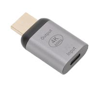 SALALIS Adattatore USB C Femmina-maschio, 4K 60Hz Alluminio | Adattatore da tipo C a con USB C a per laptop, tablet, telefono