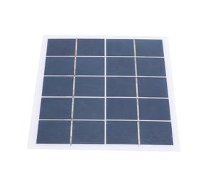 SALALIS Caricatore a Pannello Solare da 5 V Design Compatto Adatto per Telecamere di Sicurezza e Illuminazione da Giardino Tecnologia Impermeabile