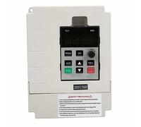 SALALIS Convertitore di Frequenza Mini Inverter Design Compatto Efficiente per L'automazione Industriale da 0,75 KW a 2,2 KW Bianco (0,75)