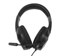SALALIS Cuffie USB A Cablate per PC con Illuminazione RGB e Microfono con Cancellazione del Rumore, Driver da 40 Mm per Sessioni di Gioco (Nera)