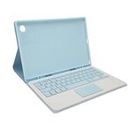SALALIS Custodia con Tastiera per Tablet Custodia Staccabile Intelligente con Touchpad Blu per Tab A8 10,5 Pollici SM X200 X205 X207 (Touchpad)