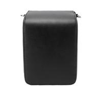 SALALIS Custodia Rigida per Fotocamera Istantanea con Design Elegante per Viaggi e Conservazione, Pelle PU e Materiale EVA, Nera, 1 unità
