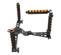 SALALIS Kit di Supporto per Spalla per Fotocamera DSLR Stabilizzatore Leggero Anti-vibrazione per attività All'aperto Lega di Alluminio Pieghevole per Vlogger