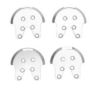 SALALIS Kit Piastra di Rinforzo in Metallo Forte Protezione Protettiva per Montaggio Motore Base Accessori Drone per 2 3, in Lega di Alluminio, Adatto per Droni (Argento)