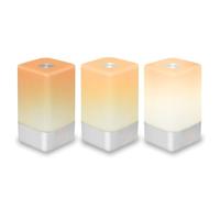 SALALIS Lampada da Comodino con Sveglia e Simulazione Dell'alba con 5 Suoni Naturali per Camera da Letto, Soggiorno, Ricarica USB Ricaricabile