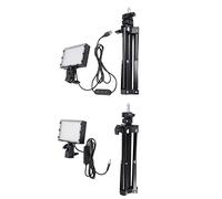 SALALIS Luce di Riempimento a LED Luce Video USB Dimmerabile per Chiamate in Streaming di Videoconferenze, Treppiede Pieghevole per Fotografia in Studio in Ufficio Confezione da 2