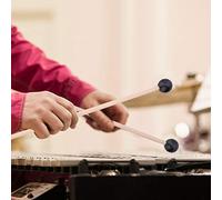 SALALIS Marimba Mallet Durevole Percussione in Legno D'acero per Marimba, Adatto a Professionisti, 4 Pezzi Nero e Blu