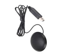 SALALIS Microfono USB Omnidirezionale a 360° Altoparlante per Conferenze di qualità Premium per Lezioni Online, Chat, Registrazione Portatile