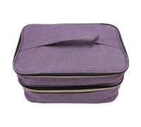 SALALIS Organizer per Accessori da Cucito Borsa in Poliestere Resistente All'acqua a Doppio Strato per Riporre Ordinatamente Forniture e Strumenti per Cucire in Viaggio o per L'uso Quotidiano (Viola)