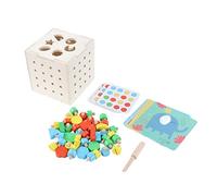 SALALIS Puzzle Coordinato con Ordinamento delle Forme, Giocattolo Educativo per Bambini da 1 a 3 Anni, in Materiale di Legno di Alta qualità con Pregevole Fattura, 17 X 17 X Pollici