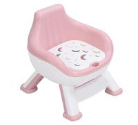 SALALIS Seggiolone con Gambe Solide e Stabili e Morbido Cuscino per Comfort e Sicurezza Nelle Stanze dei Giochi per Bambini (Rosa)