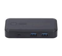 SALALIS Selettore USB 3.0 per 2 Computer con Trasferimento Dati Ad Alta velocità e Indicatore LED per Uso Domestico